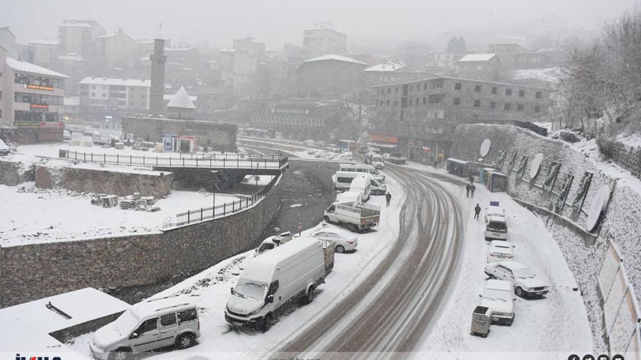 Meteoroloji'den Bitlis için kar yağışı uyarısı