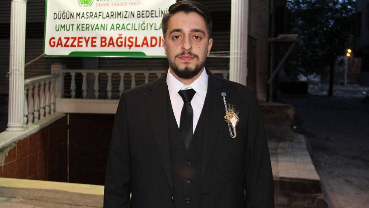 Diyarbakırlı evlenecek çift, tüm düğün gelirini Gazze'ye bağışladı