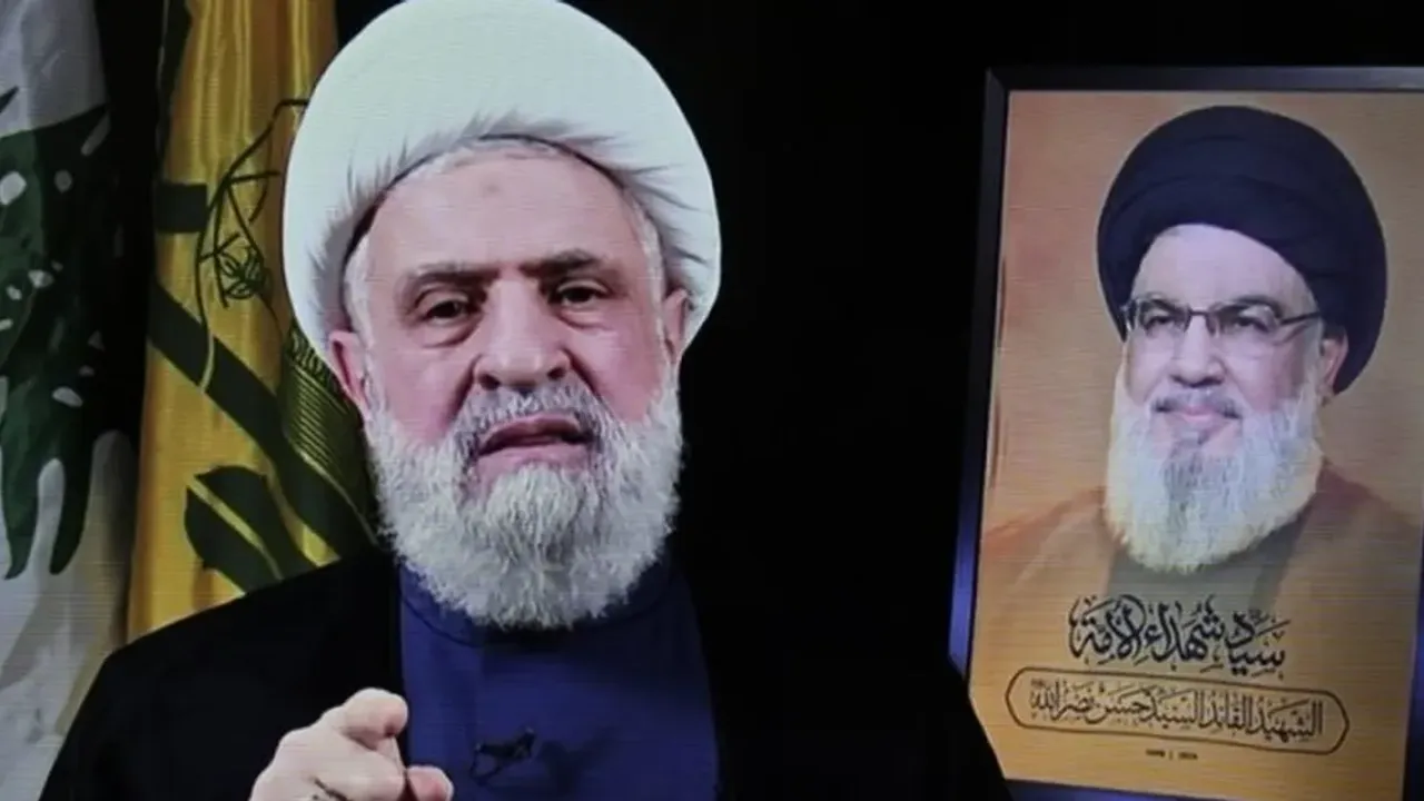 Hizbullah lideri Kasım'dan “silah” açıklaması.