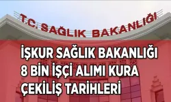 Sağlık Bakanlığı 8 bin işçi alımı sonuçları belli oldu mu? 2024 Sağlık Bakanlığı işçi alımı kurası ne zaman, saat kaçta