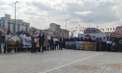 İstanbul Bağcılar'da "Dünya Kudüs Günü" dolayısıyla basın açıklaması düzenlendi.