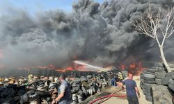 Ankara'da İvedik Organize Sanayi Bölgesi'nde Lastik Fabrikasında Yangın Çıktı!