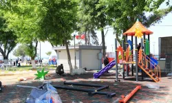 Çiftlikköy Belediyesi, Mokamp Alanında Yeni Çocuk Parkı Oluşturuyor