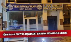 AK Parti İl Başkanlığı’na Molotoflu Saldırı