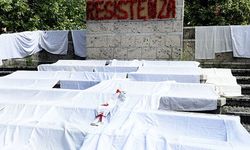 İtalya’dan Gazze İçin 50 Bin Kefenlik Sessiz Çığlık