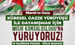 Türkiye'den Küresel Gazze Yürüyüşü’ne destek: İstanbul'da Mısır Konsolosluğu’na yürünecek