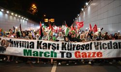 Yürüyüş yasağına rağmen Gazze için meydan kararı.