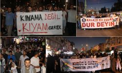 Gaziantep’te Gazze'ye destek yürüyüşü 