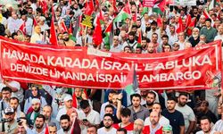 "Gazze İçin Meclis Önünde: Sizi Rahatsız Etmeye Geldik".