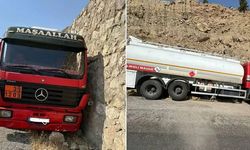 Siirt’te Faciadan Dönüldü: Freni Boşalan Tankeri Sürücü Kurtardı