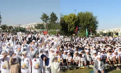DEM Parti, çocukların namaz ve tesettürüne tepki gösterdi.