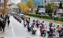 Gazze’nin Özgürlüğü İçin İstanbul’da Yüzlerce Araç ve Motosiklet Konvoyu!