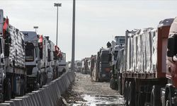 Türkiye’den yeni sevkiyat: 350. insani yardım tırı Filistin’e ulaştı