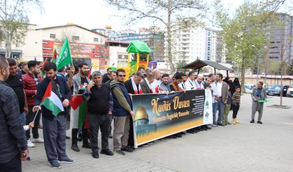 Gaziantepliler: 'Dünya Kudüs Günü'nde bir araya geldi