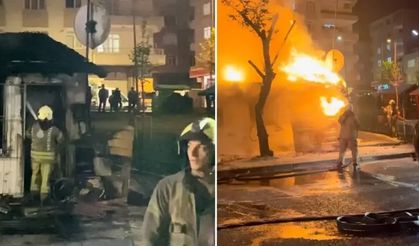 Bağcılar'da gecekondu yangını: anne ve dört çocuğu hastaneye kaldırıldı