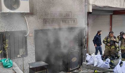 Bağcılar’da Tekstil Atölyesinde Yangın Paniği