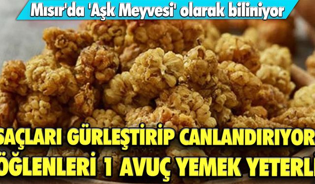 Saçları gürleştirip, canlandırıyor... Öğlenleri 1 avuç yemek yeterli. Mısır'ın Doğal Hazinesi: Dutun Saç ve Genel Sağlık Üzerindeki Etkileri