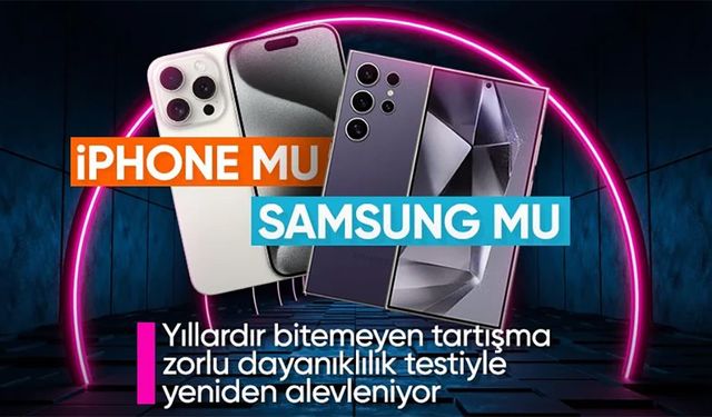  Samsung Galaxy S24 Ultra ve iPhone 15 Pro Max düşme testi