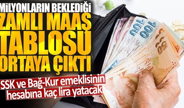 SSK ve Bağ-Kur Emeklilerine Yapılan Zamlar Belli Oldu, Milyonlar Beklenen Hesaplarına Kavuşuyor!