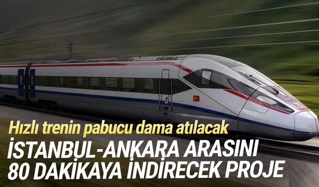 Süper Hızlı Tren İle İstanbul-Ankara Seyahat Süresi 80 Dakikaya İnecek