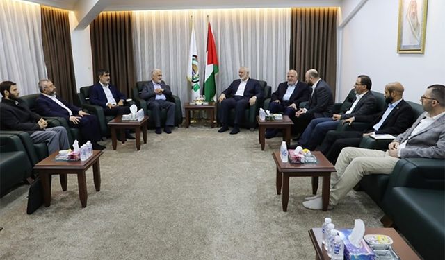 Hamas Lideri Heniyye, HÜDA PAR Lideri Yapıcıoğlu İle Görüştü