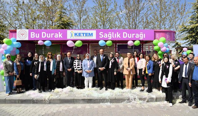 Malatya'da "KETEM" sağlık durağı açıldı