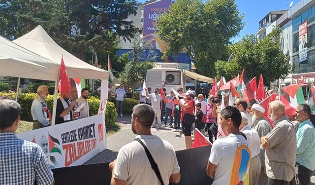 Saadet Partisi Yalova İl Teşkilatı'ndan İsrail'in Filistin Saldırılarına Sert Tepki!