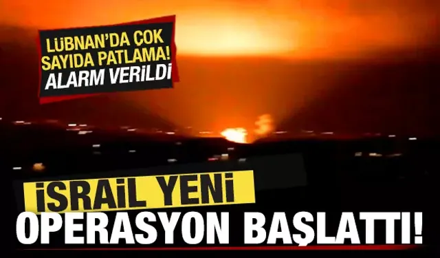 İşgalci İsrail Ordusundan Lübnan'a Yoğun Saldırı: 180 Hedef ve Binlerce Fırlatma Rampası...