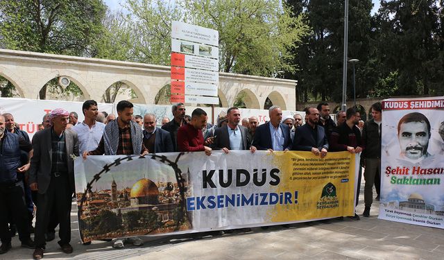 Şanlıurfa'da Kudüs eylemi