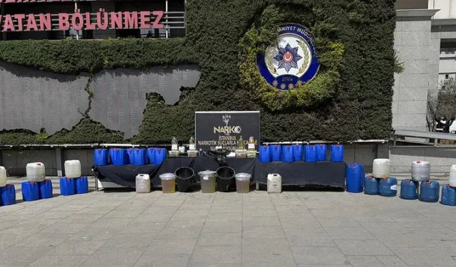 İstanbul'da dev uyuşturucu operasyonu: 1 ton 153 kilo metamfetamin ele geçirildi