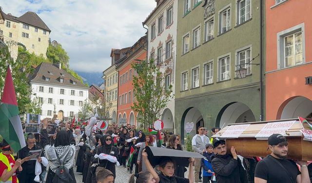 Avusturya’da Gazze için “hüzün yürüyüşü” düzenlendi