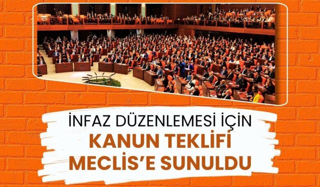 İnfaz Düzenlemesi Meclis’e Sunuldu: Ceza ve Usul Kanunlarında Kapsamlı Değişiklikler Geliyor