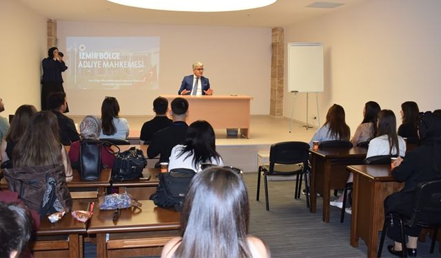 Yalova Üniversitesi Hukuk Fakültesi Öğrencilerinden İzmir Bölge Adliye Mahkemesine Ziyaret