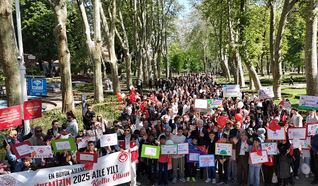 İstanbul'da "Aile Yılı" yürüyüşü