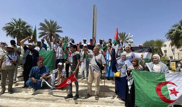 Gazze İçin Vicdan Yürüyüşü: Cezayir’den Libya’ya Engelleri Aşan Destek Kervanı