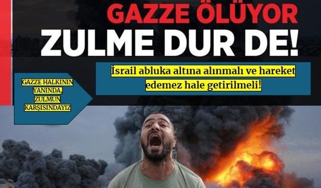 Peygamber Sevdalıları’ndan Gazze İçin Çağrı: “İsrail’e Topyekûn Abluka Zamanı!