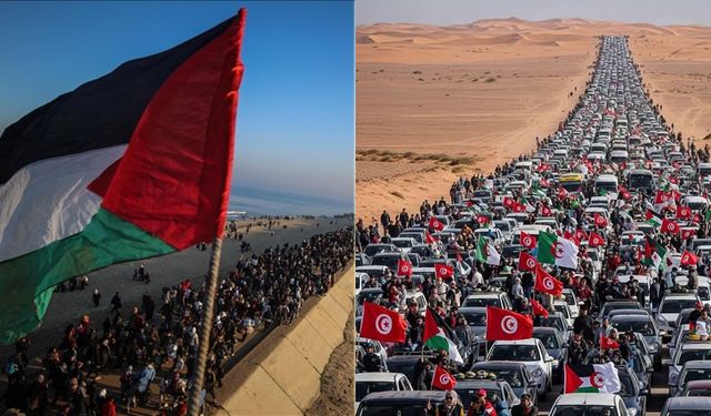 Küresel Gazze Yürüyüşü Başlıyor: 80'den Fazla Ülkeden Binlerce Kişi Refah’a Yürüyecek