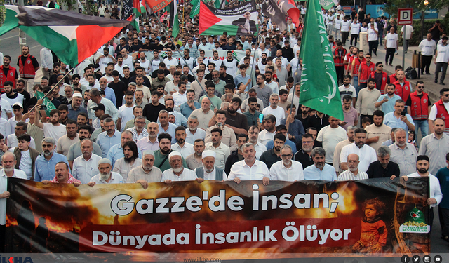 Diyarbakır'dan Gazze'ye Vicdan Yürüyüşü