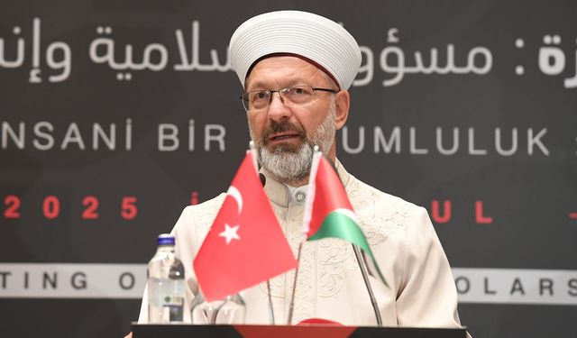 Diyanet İşleri Başkanı Erbaş: Gazze müminler için iman ve izzet meselesidir
