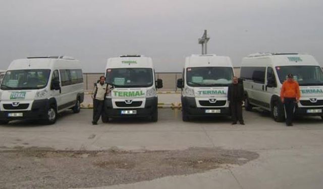 Yalova–Termal Halk Minibüsü Seferleri 11 Ağustos’ta Başlıyor