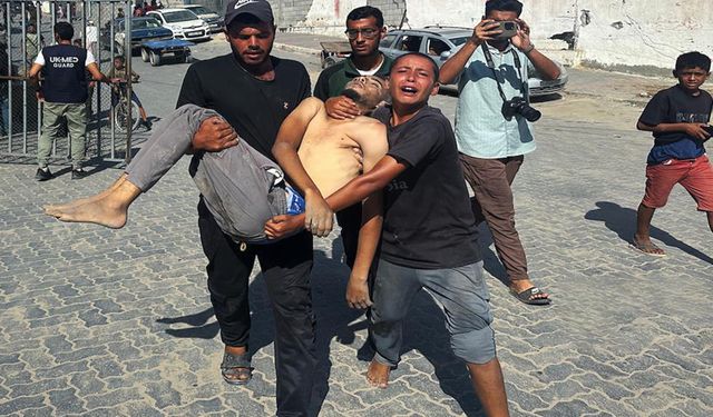 Gazze'de katliam: 45 şehit, onlarca yaralı