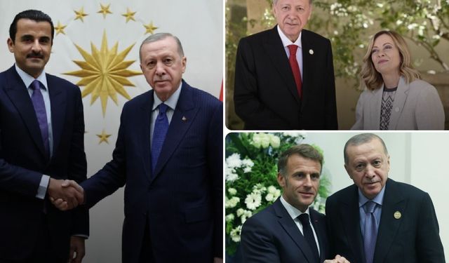Cumhurbaşkanı Erdoğan, Şarm el-Şeyh’te 3 liderle bir araya geldi