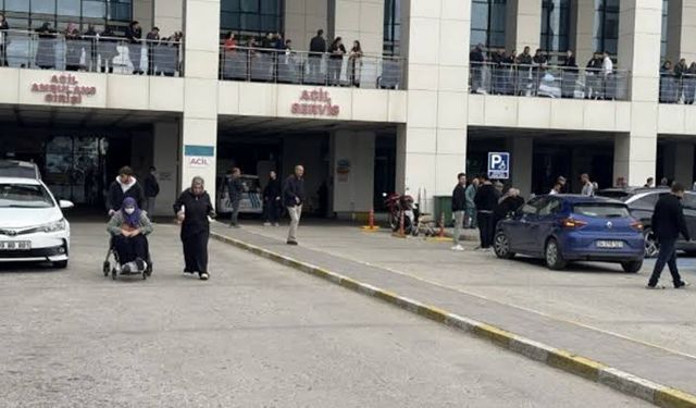 Edirne Hastanesinde Yangın Paniği