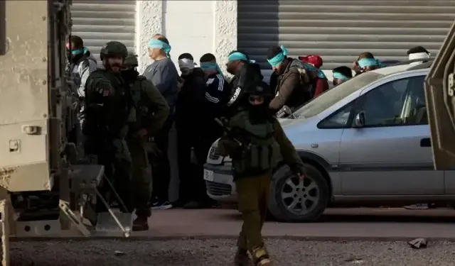 Batı Şeria’da Baskın: İsrail 9 Filistinliyi Gözaltına Aldı