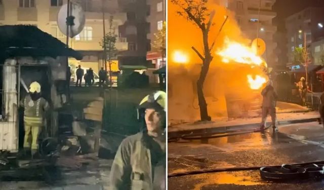 Bağcılar'da gecekondu yangını: anne ve dört çocuğu hastaneye kaldırıldı