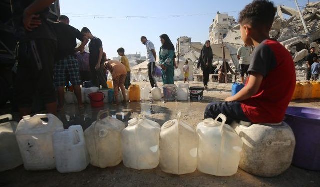 Gazze’de su krizi derinleşiyor: Kıtlık oranı yüzde 90’a dayandı