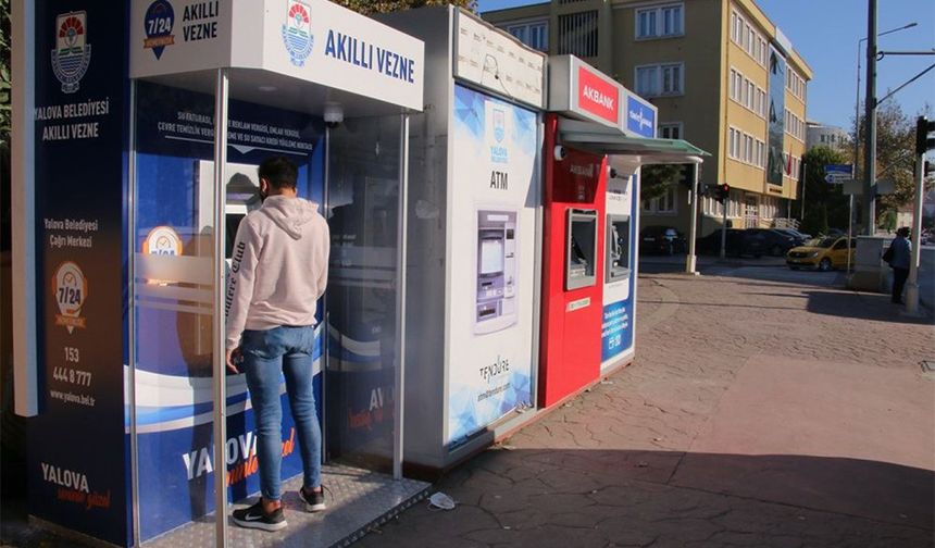 Yalova'da Akıllı Vezneler Hizmete Girdi