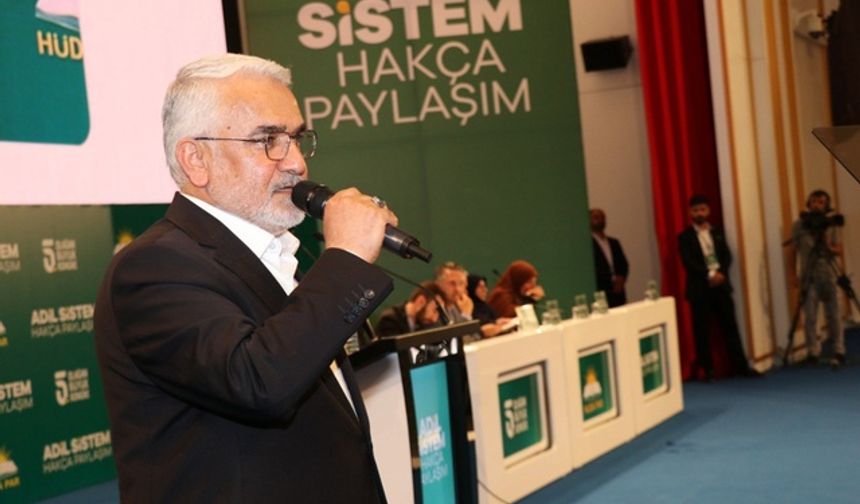 HÜDA PAR'ın 5. Olağan Büyük Kongresinde Zekeriya Yapıcıoğlu Genel Başkan Seçildi