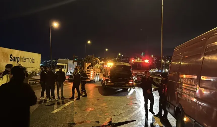 Anadolu Otoyolu'nda Zincirleme Kaza: İstanbul Yönü Trafiğe Kapandı