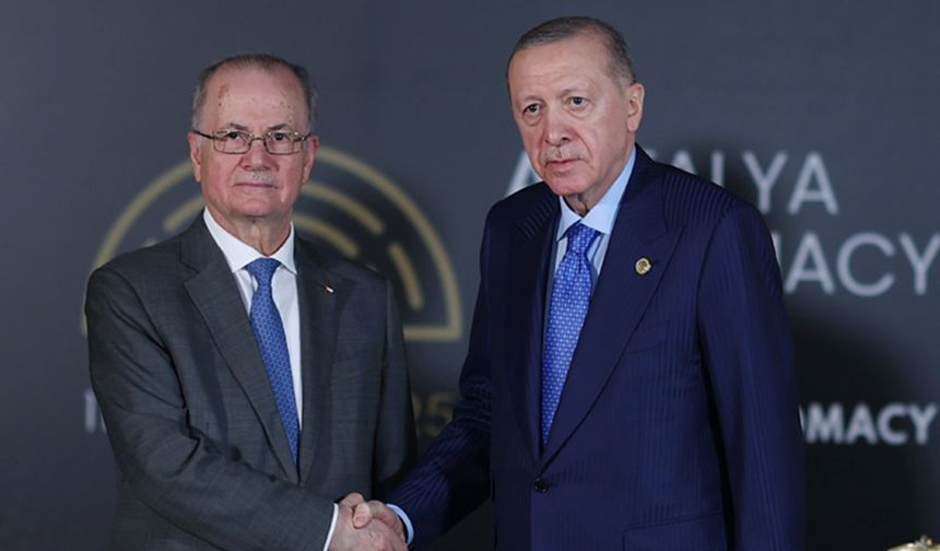 Cumhurbaşkanı Erdoğan, Filistin başbakanı dahil bazı ülke liderleriyle görüştü